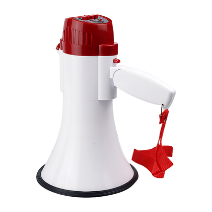 Audio Megaphone 25Watt Bull Horn with Siren V63-821981