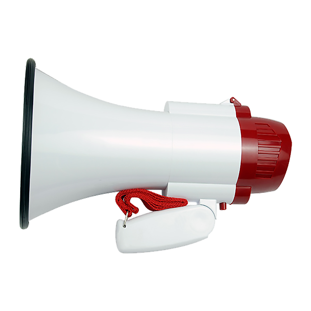 Audio Megaphone 25Watt Bull Horn with Siren V63-821981