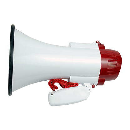 Audio Megaphone 25Watt Bull Horn with Siren V63-821981