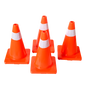 4pcs 45cm Road Traffic Cones Reflective Overlap Parking Emergency Safety Cone V63-821991