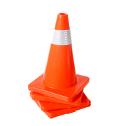 4pcs 45cm Road Traffic Cones Reflective Overlap Parking Emergency Safety Cone V63-821991