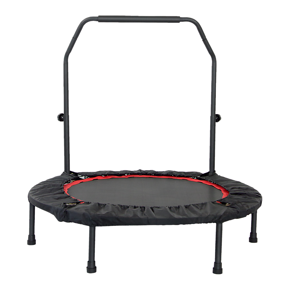 Mini Rebounder Trampoline with Adjustable Handle - Fitness Bounce Trainer V63-822011