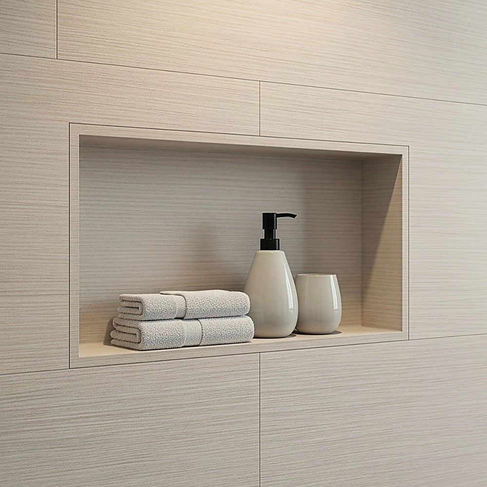 Shower Niche - 350 x 600 x 92mm Prefabricated Wall Bathroom Renovation V63-822031