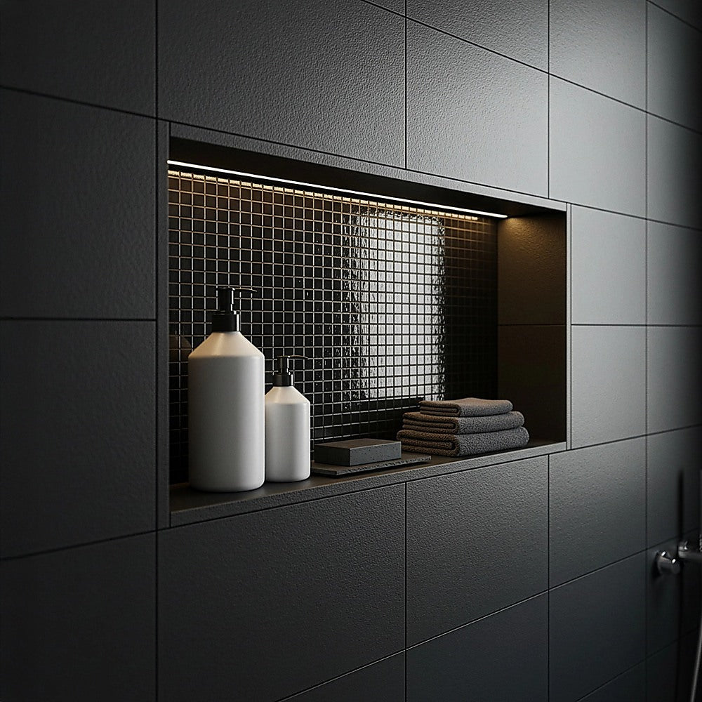 Shower Niche - 350 x 600 x 92mm Prefabricated Wall Bathroom Renovation V63-822031