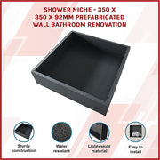 Shower Niche - 350 x 350 x 92mm Prefabricated Wall Bathroom Renovation V63-822041