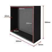 Shower Niche - 350 x 350 x 92mm Prefabricated Wall Bathroom Renovation V63-822041