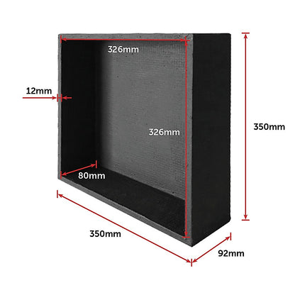 Shower Niche - 350 x 350 x 92mm Prefabricated Wall Bathroom Renovation V63-822041