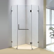 1000 x 1000mm Frameless 10mm Glass Shower Screen By Della Francesca V63-822151