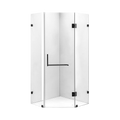 900 x 900mm Frameless 10mm Glass Shower Screen By Della Francesca V63-822161