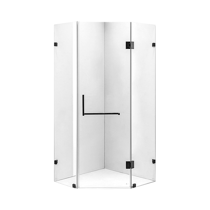900 x 900mm Frameless 10mm Glass Shower Screen By Della Francesca V63-822161