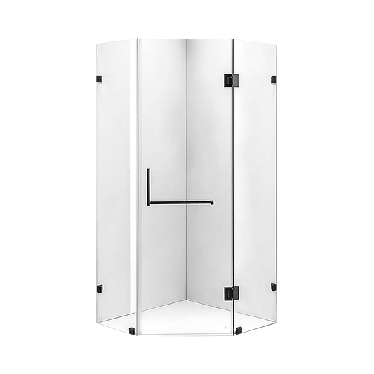 900 x 900mm Frameless 10mm Glass Shower Screen By Della Francesca V63-822161