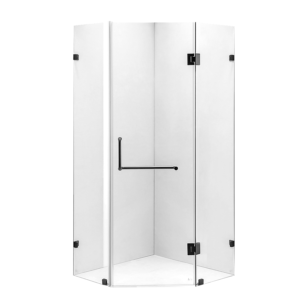900 x 900mm Frameless 10mm Glass Shower Screen By Della Francesca V63-822181