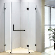 900 x 900mm Frameless 10mm Glass Shower Screen By Della Francesca V63-822181