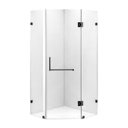 1000 x 1000mm Frameless 10mm Glass Shower Screen By Della Francesca V63-822191