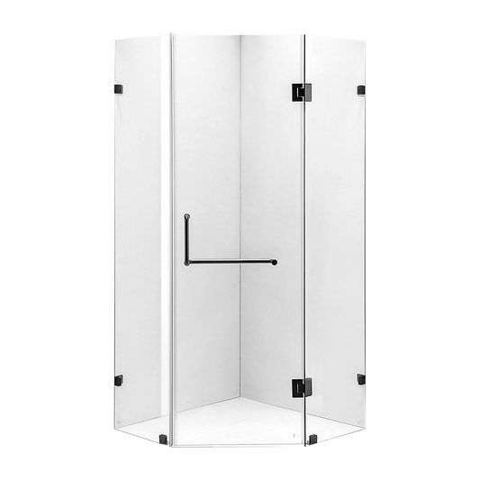 1000 x 1000mm Frameless 10mm Glass Shower Screen By Della Francesca V63-822191
