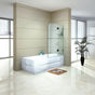 900 x 1450mm Frameless Bath Panel 10mm Glass Shower Screen By Della Francesca V63-822331