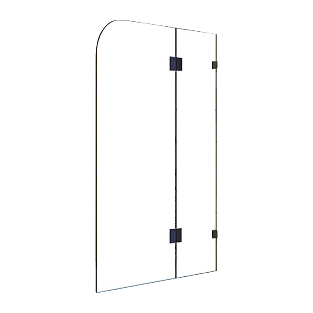 900 x 1450mm Frameless Bath Panel 10mm Glass Shower Screen By Della Francesca V63-822331