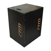3 IN 1 Black Wood Plyo Games Plyometric Jump Box V63-822371
