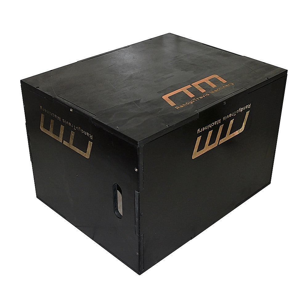 3 IN 1 Black Wood Plyo Games Plyometric Jump Box V63-822371
