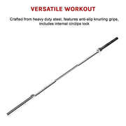 20kg Olympic Barbell 700lb Rated for Powerlifting Home Gym Training V63-822381