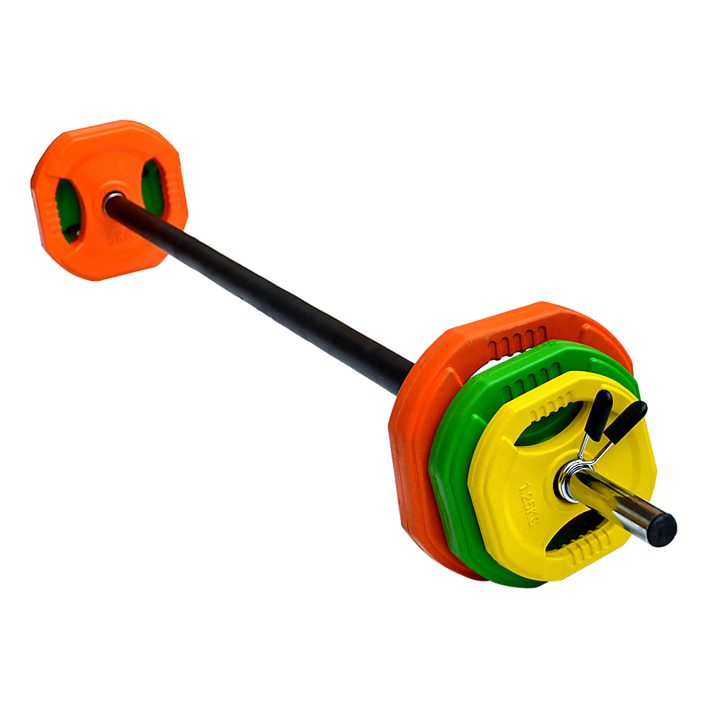 20kg Standard Rubber Coated Barbell Weight Bar for Home Gym V63-822391