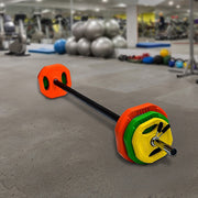 20kg Standard Rubber Coated Barbell Weight Bar for Home Gym V63-822391