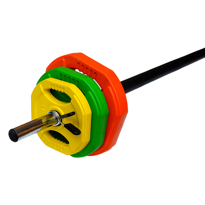 20kg Standard Rubber Coated Barbell Weight Bar for Home Gym V63-822391