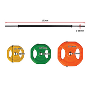20kg Standard Rubber Coated Barbell Weight Bar for Home Gym V63-822391