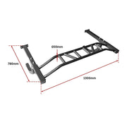 Wall Mounted Multi Grip Chin Up Bar - Heavy Duty Pull Up Station for Upper Body Training V63-822411