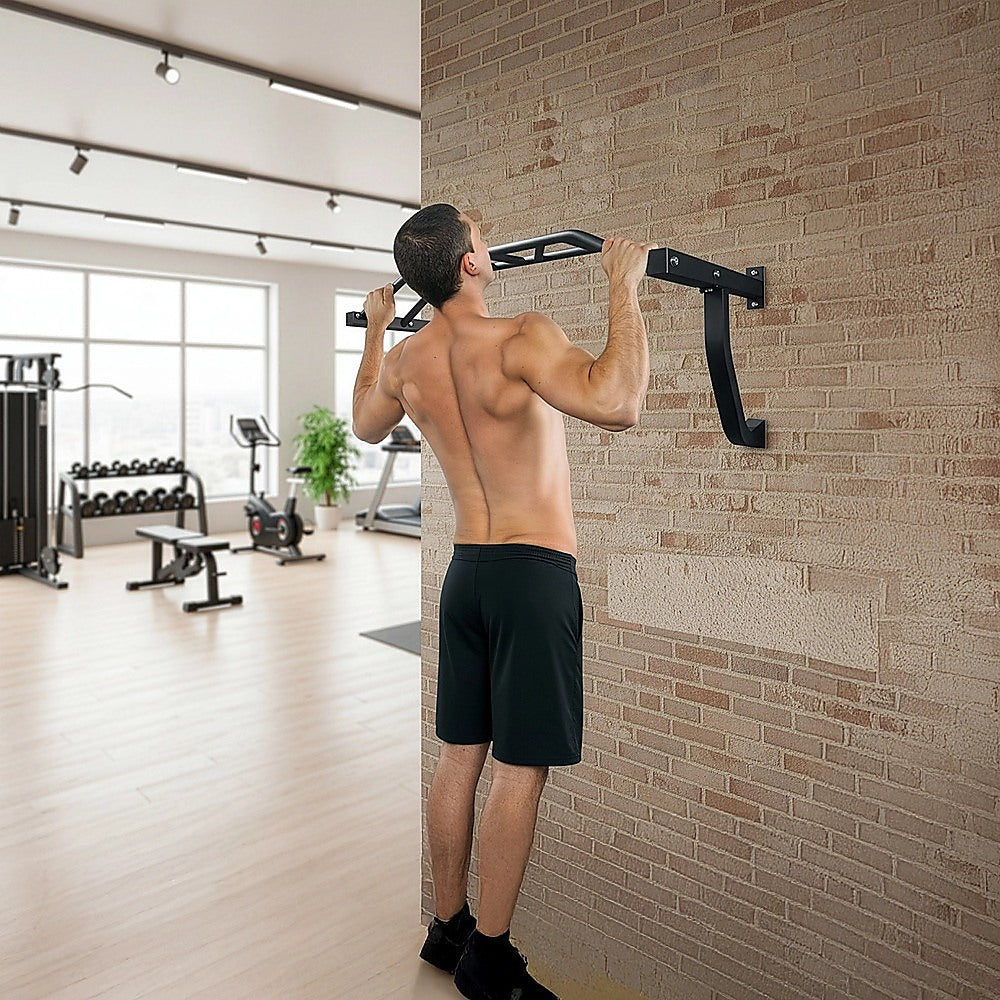 Wall Mounted Multi Grip Chin Up Bar - Heavy Duty Pull Up Station for Upper Body Training V63-822411
