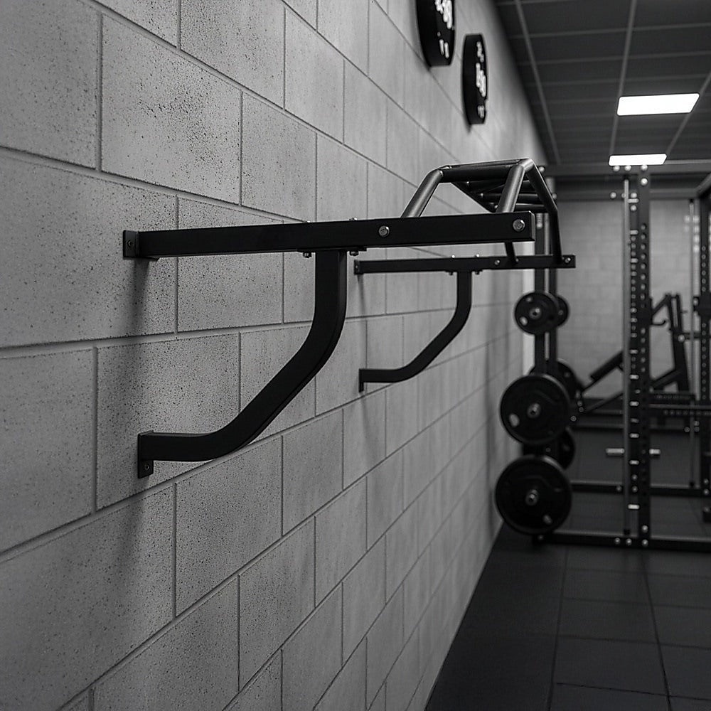 Wall Mounted Multi Grip Chin Up Bar - Heavy Duty Pull Up Station for Upper Body Training V63-822411
