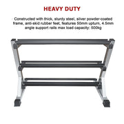 3 Tier Dumbbell Rack for Dumbbell Weights Storage V63-822431