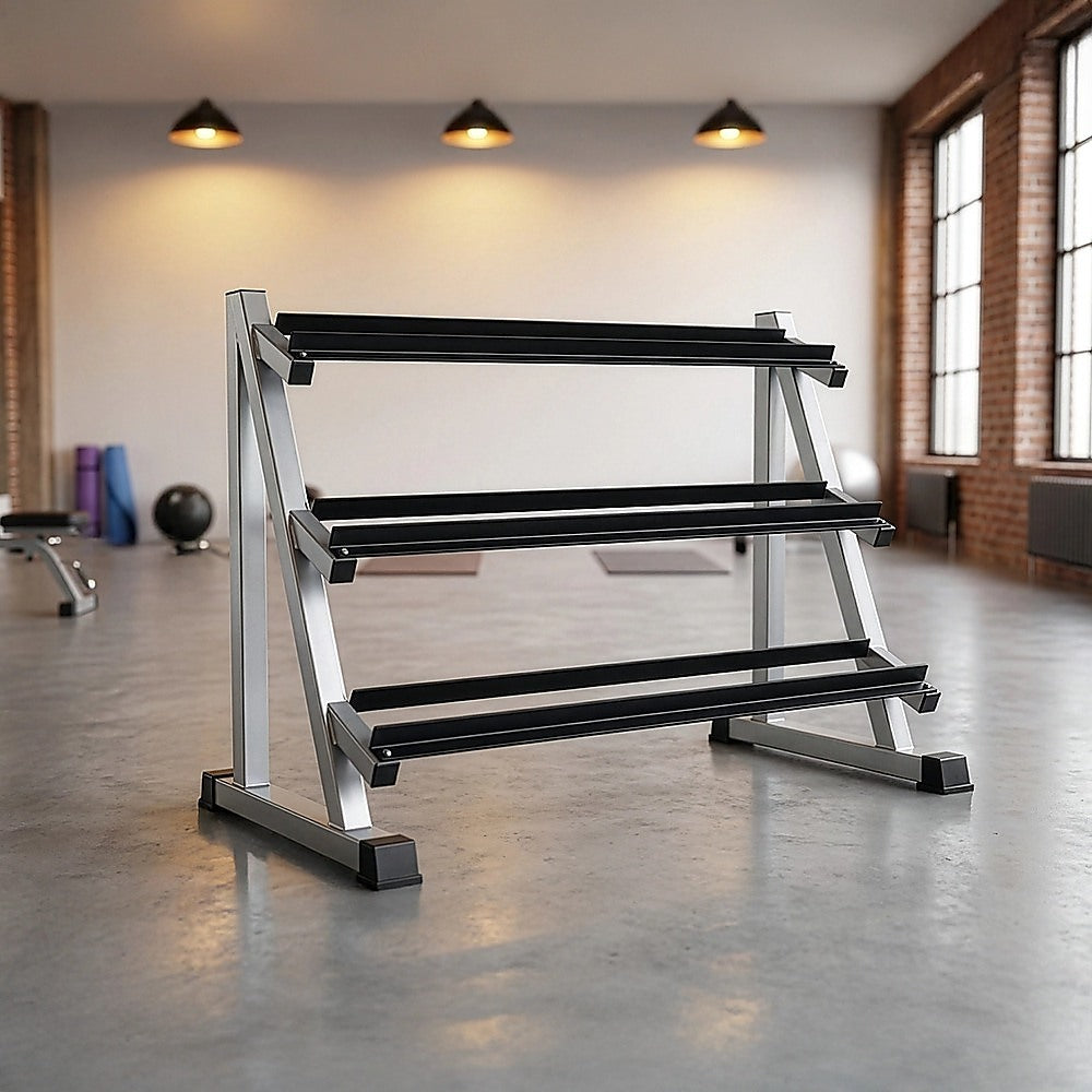 3 Tier Dumbbell Rack for Dumbbell Weights Storage V63-822431