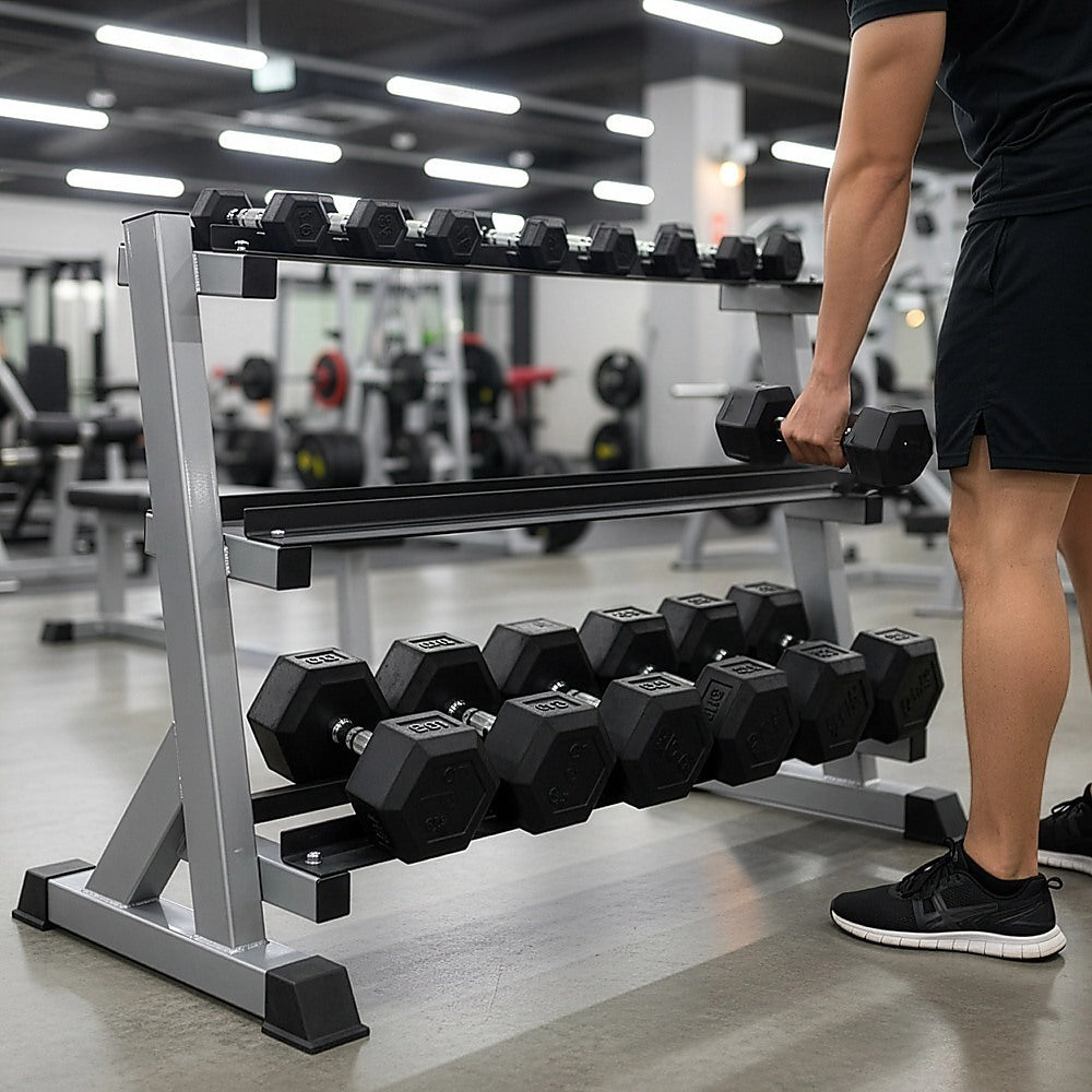 3 Tier Dumbbell Rack for Dumbbell Weights Storage V63-822431