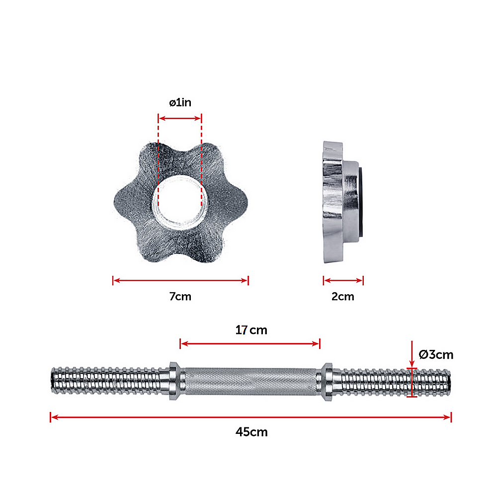 30KG Dumbbell Adjustable Weight Set V63-822441