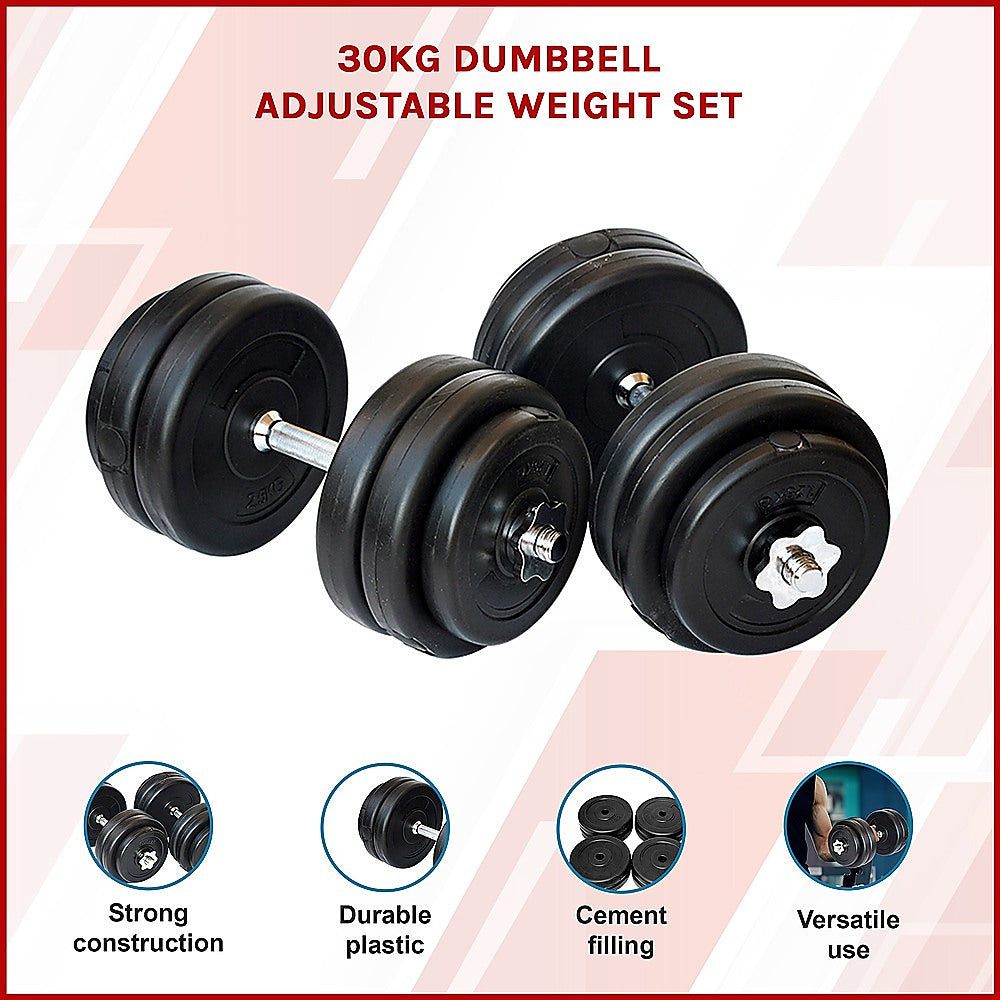 30KG Dumbbell Adjustable Weight Set V63-822441