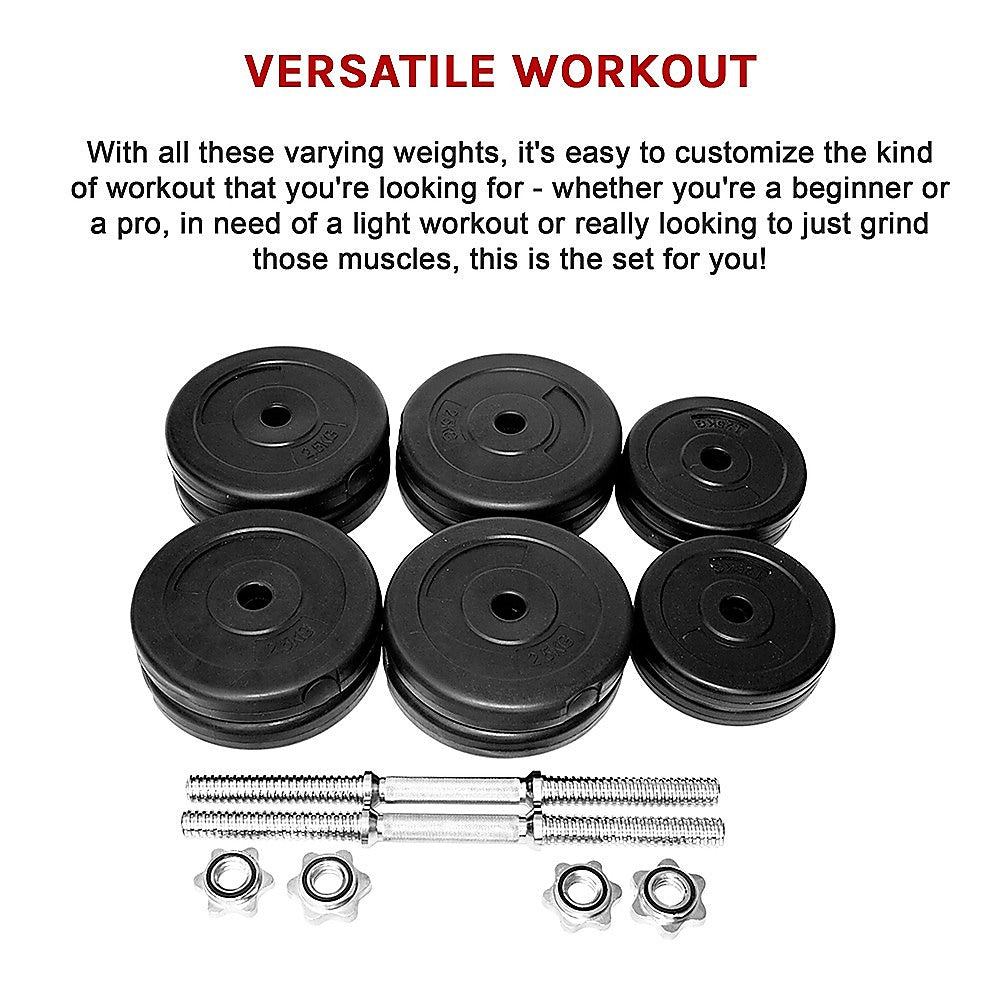 30KG Dumbbell Adjustable Weight Set V63-822441
