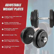 20KG Dumbbell Adjustable Weight Set V63-822451