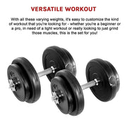 20KG Dumbbell Adjustable Weight Set V63-822451