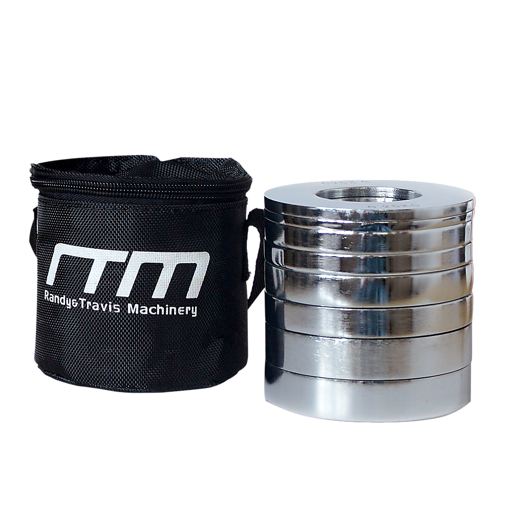 Chrome Metric Fractional Olympic Weight Plates 0.25 to 1kg Set V63-822471
