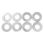 Chrome Metric Fractional Olympic Weight Plates 0.25 to 1kg Set V63-822471