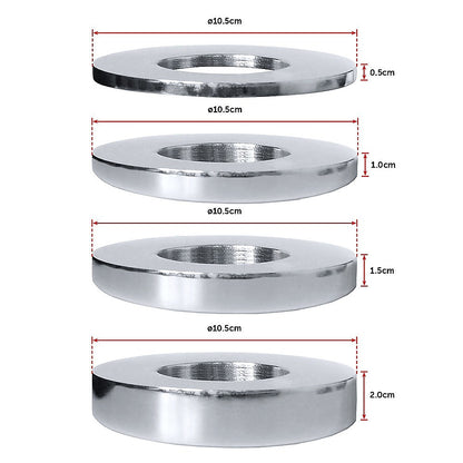 Chrome Metric Fractional Olympic Weight Plates 0.25 to 1kg Set V63-822471