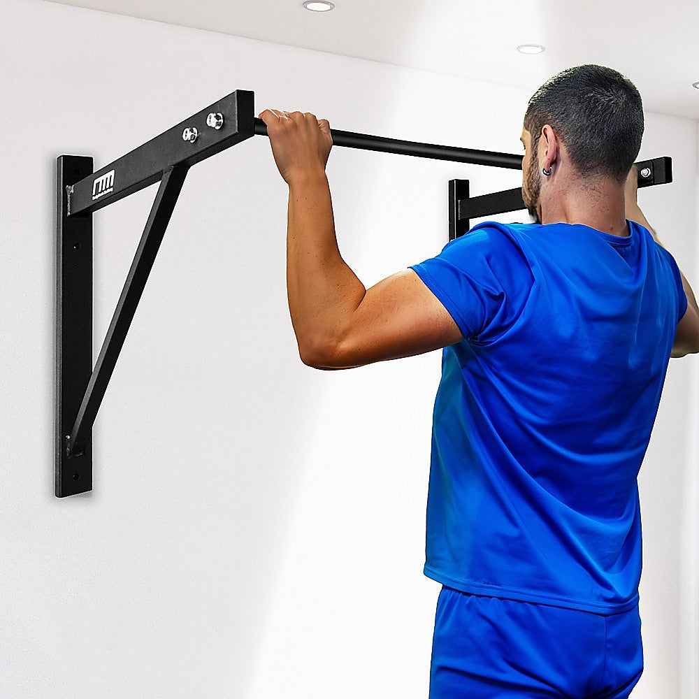 Wall Mounted Pull Up Bar - Heavy Duty Chin Up Station for Home Upper Body Training V63-822481