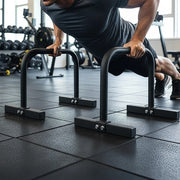 Steel Parallette Bars for Push Ups, Dips & Calisthenics Home Strength Training V63-822491