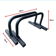 Steel Parallette Bars for Push Ups, Dips & Calisthenics Home Strength Training V63-822491