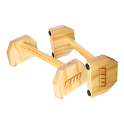 Wooden Parallette Bars Push Up & Dip Workouts