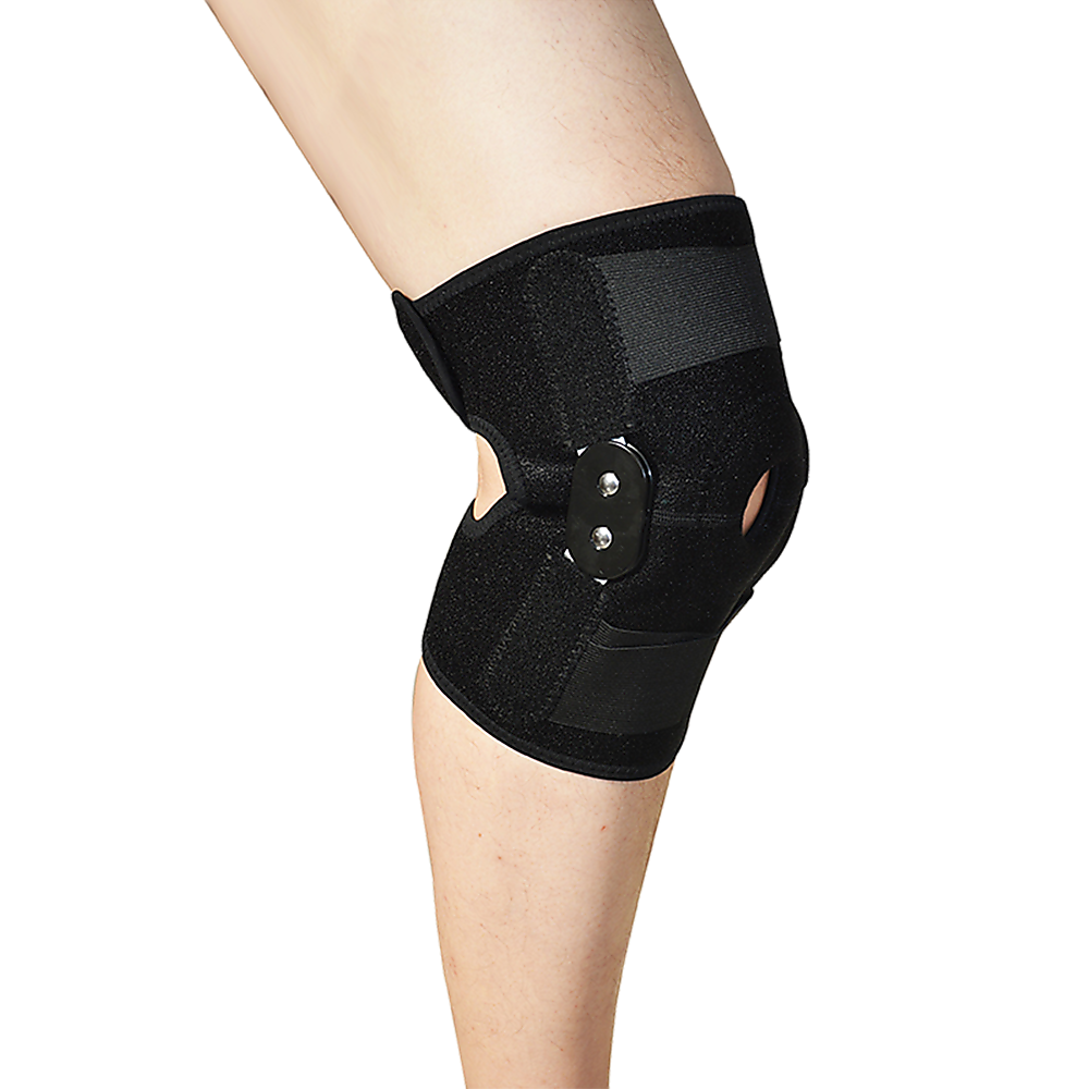 Hinged Full Knee Support Brace Protection Arthritis Injury Sports V63-822601