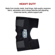 Hinged Full Knee Support Brace Protection Arthritis Injury Sports V63-822601