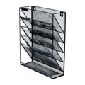 Wall Mount 6 Pocket Hanging File Sorter Organizer Folder Holder Rack Storage V63-822681