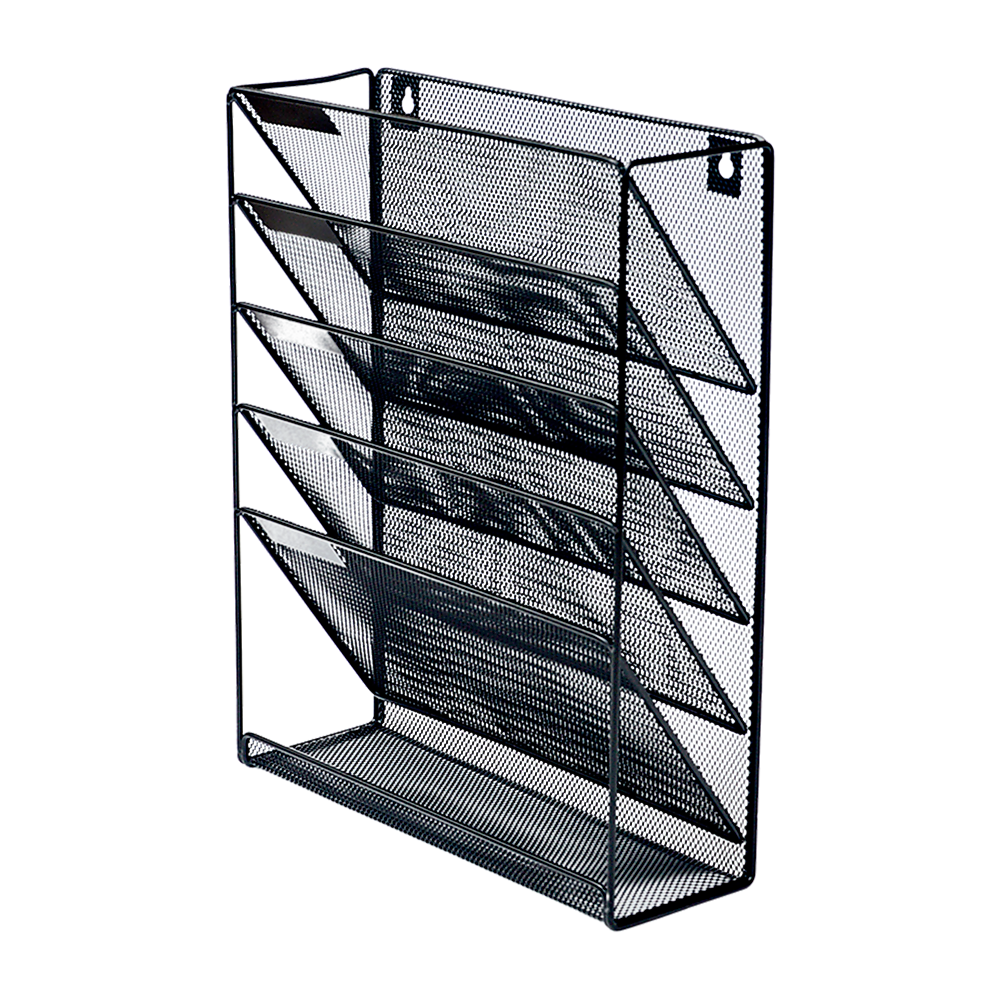 Wall Mount 6 Pocket Hanging File Sorter Organizer Folder Holder Rack Storage V63-822681